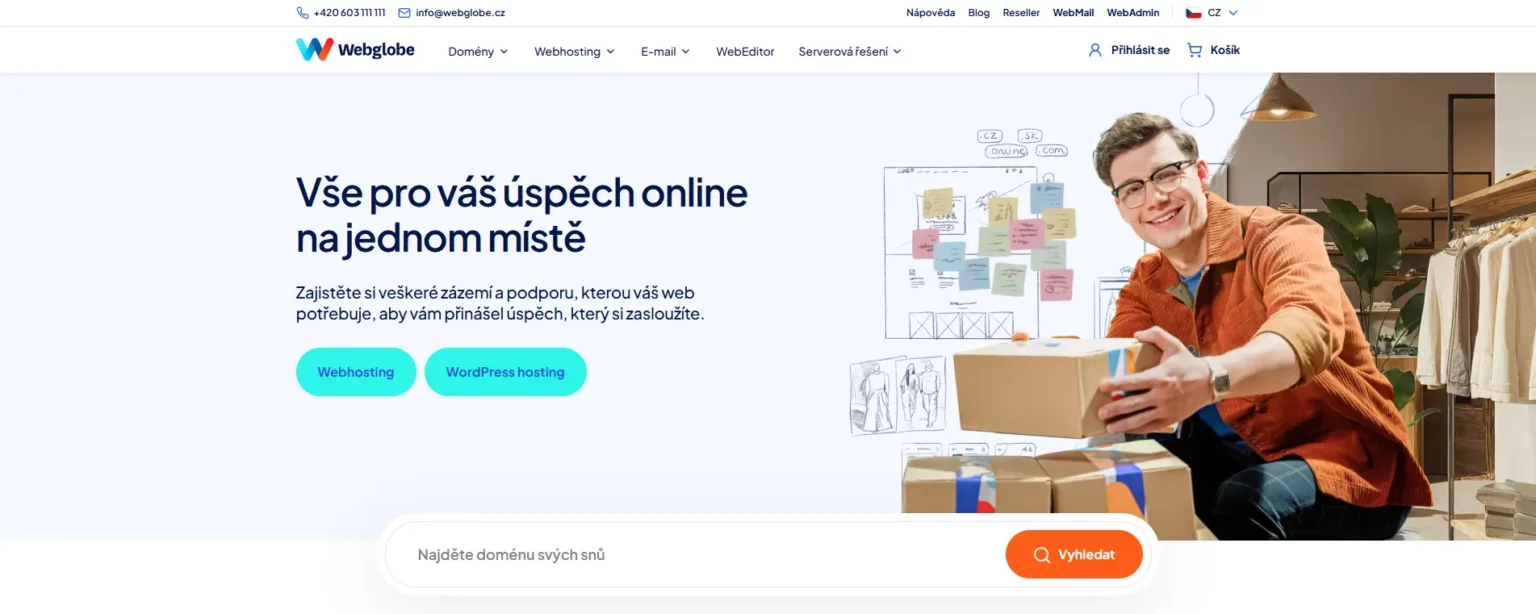 Webglobe úvodní fotka